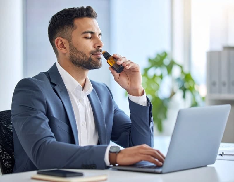 les huiles essentielles au travail pour améliorer votre bien-être