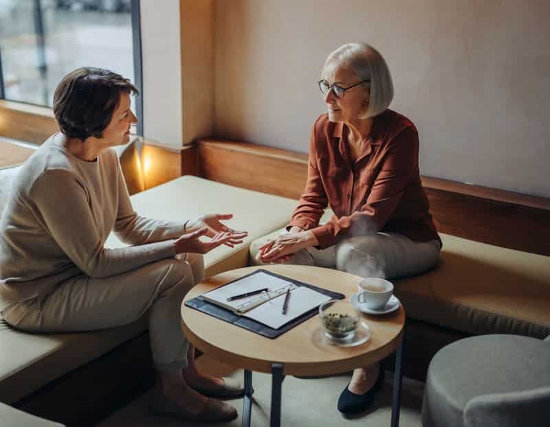 Logo-Etre-soi Communication non violente échange empathique illustrant les 4 étapes de la CNV