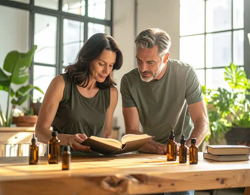 Formatrice en aromatologie transmettant des conseils et des références fiables sur les huiles essentielles